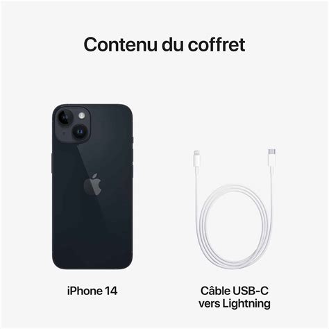 Apple iPhone 14 128 Go Noir Bon état Occasion Welcom