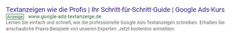 Überzeugende Textanzeigen für Google Ads schreiben Tipps Tricks