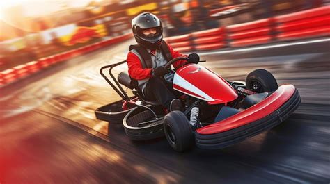 Thrilling Go Kart Races On An Exciting Twisting Racetrack For