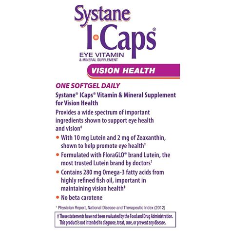 Mua Systane Icaps Eye Vitamin Mineral Supplement Vision Health