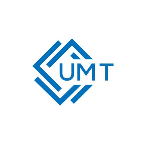 UMT Technology Letter Logo Design On White Background UMT Creative