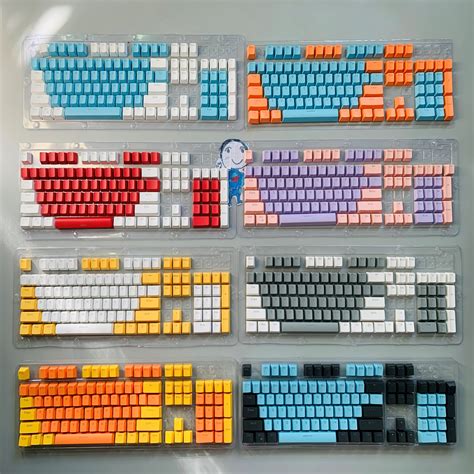 Yeni Anahtar Abs Keycaps Oem Arka Iki Renkli Klavye Tu Tak M Kiraz