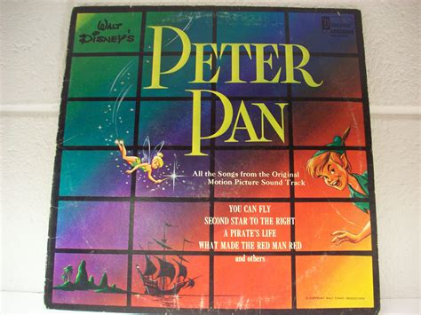 DISNEYLAND RECORD 1963 Peter Pan Movie Soundtrack Walt Disney Etsy