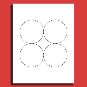 4 Circles Blank Template Printable By Structureofdreams TPT