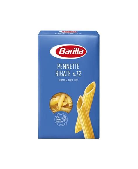 Barilla Pennette Rigate N 72 Pasta Semola Grano Duro Gr500 City