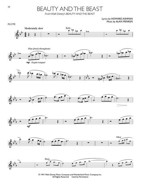 Disney Flute Sheet Music Free Printable Free Templates Printable