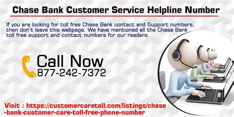 Chase Bank Customer Service Contact Number