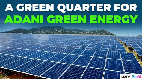 Adani Green Energy Q1 Results Net Profit Surges 95 Youtube