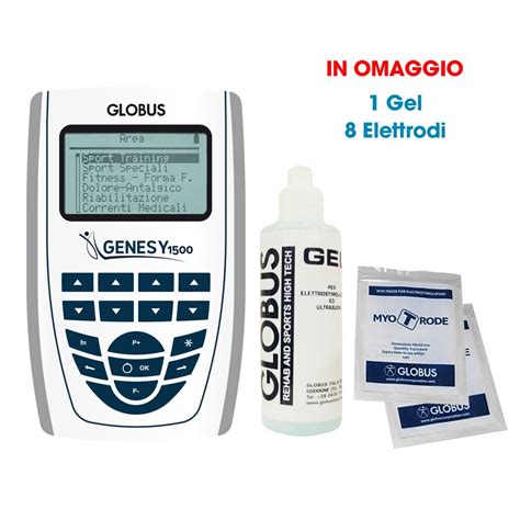 Globus Genesy Elettrostimolatore Programmi Tens Ems Omaggi