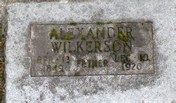 Alexander Wilkerson M Morial Find A Grave