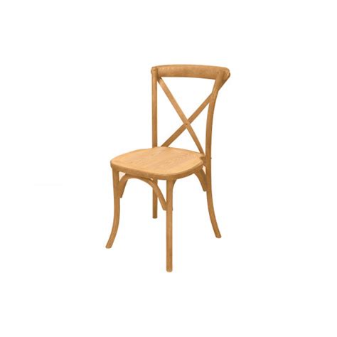 Cross Back Chair White Wash