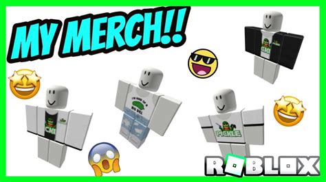 My Roblox Merchandise Showcase Roblox Youtube