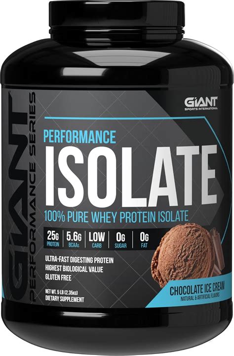 Giant Sports Performance Series 100 Whey Isolate Proteína de Suero