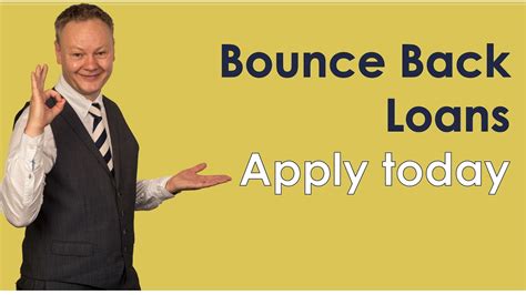 Uk Government Bounce Back Loans Apply Today Youtube