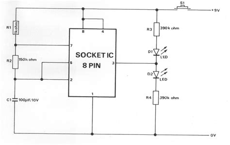 Gambar Skema Setrum Ikan Dengan Ic 555 Terkini And Terlengkap Skema Wiring