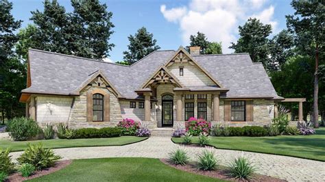 Single Story Rustic Farmhouse Single Story Rustic House Plans Dream