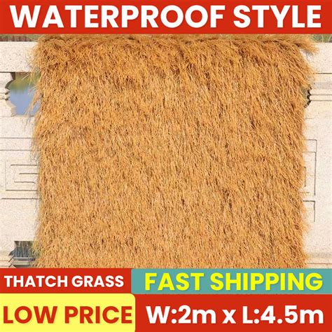 Artificial Grass Thatch Roof Runner Grass Tiki Hut Thatch Blinds Thatch