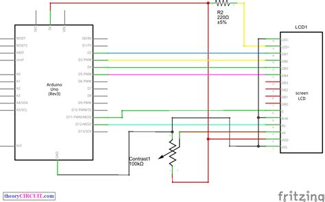 Lcd Arduino Circuit Theorycircuit Do It Yourself Electronics Projects