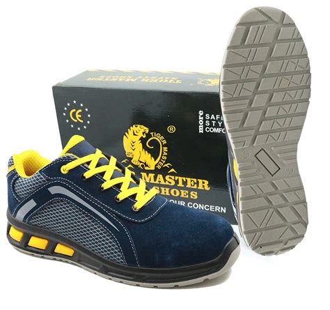 Slip Resistant Anti Static Metal Free Fashionable Airport Safety Shoes