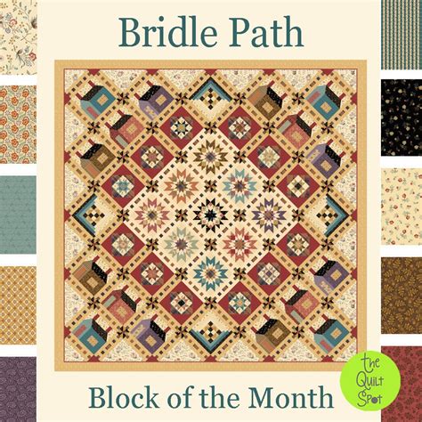 Bridle Path Block Of The Month Designed By Lynn Wilder Of Sew N Wild