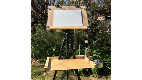 Making A Plein Air Easel To Fit Onto A Tripod Youtube