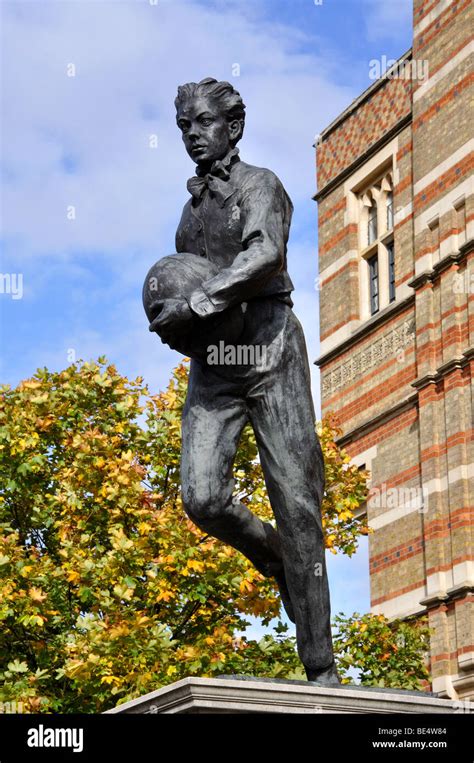 Statue Of William Webb Ellis Rugby School Rugby Warwickshire