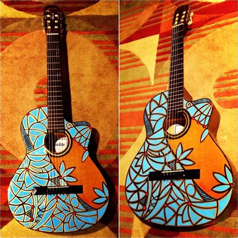 Guitar Art. #guitar #art #guitarart | Guitar art, Acoustic guitar art ...