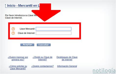 C Mo Consultar El Saldo Por Internet Del Banco Mercantil Notilog A