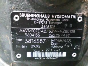 Silnik Hydrauliczny Brueninghaus Hydromatik A Vm Da W Kramer