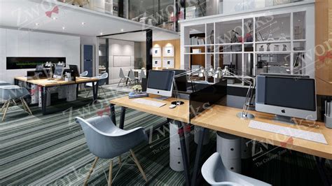 Open Office Interior Design Zworks 3d Models