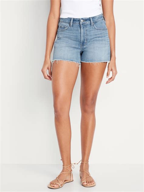 Curvy High Waisted Og Jean Shorts Inch Inseam Old Navy