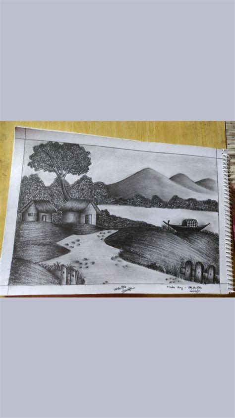 pencil shading scenery for beginners | Pencil shading scenery, Pencil ...