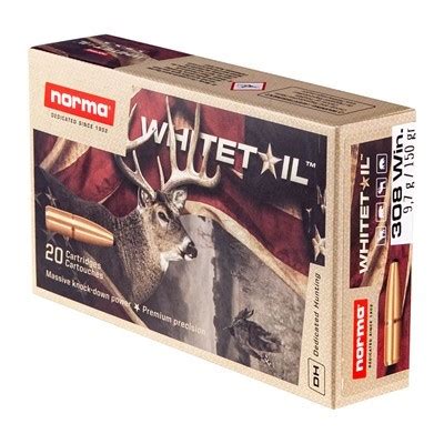 Norma Whitetail 308 Winchester 150 Grain Soft Point Box Of 20