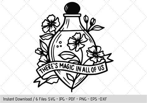 Potion Bottle Svg Magic In All Of Us Graphic By Werk It Girl Supply