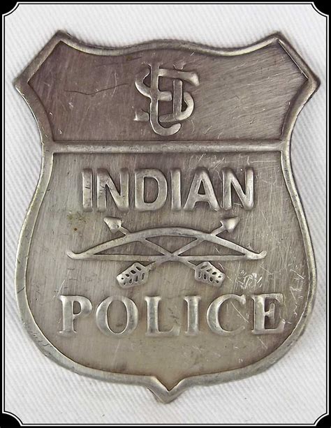 Badge - Indian Police - Shield