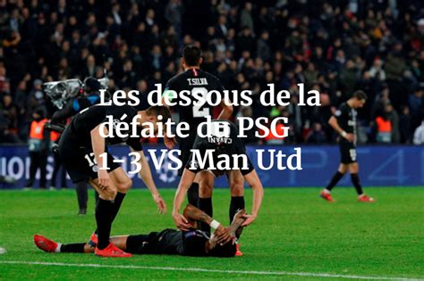 Les Dessous De La D Faite Du Psg Contre Manchester United Le