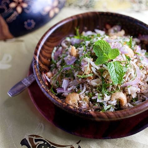 Malaysian Mixed Herb Rice (Nasi Ulam) - Rasa Malaysia