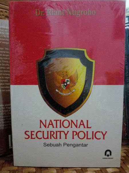 Jual Buku Langka Riant Nugroho National Security Policy Pustaka