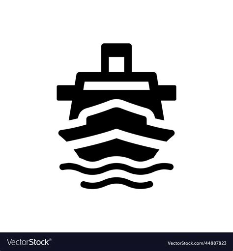 Cruise Ship Icon Royalty Free Vector Image Vectorstock