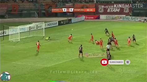 Gol Boaz Solossa Borneo Fc Vs Persipura Jayapura Youtube