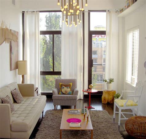 modern interior light  airy living room design