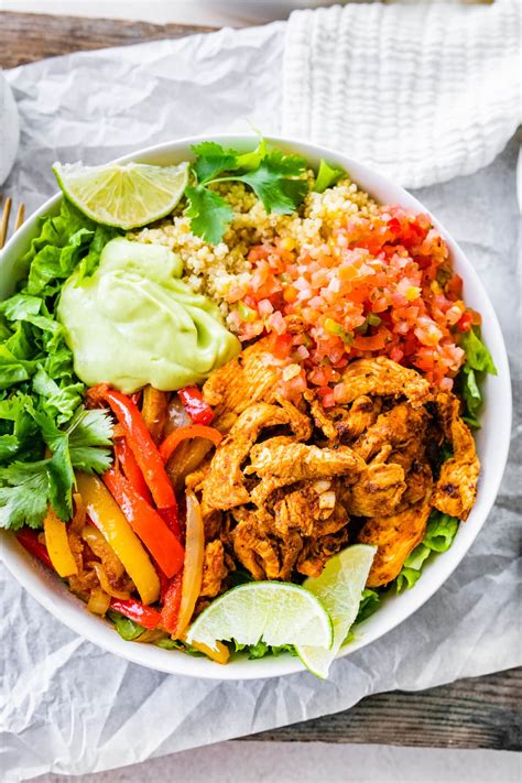 Chicken Fajita Bowls | Recipe Cart | Recipe Cart