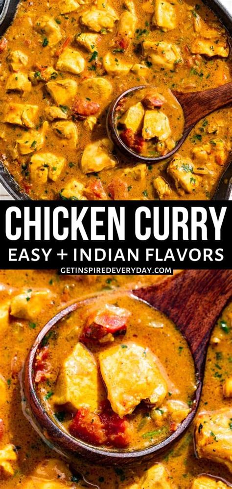 Easy Chicken Curry Recipe Video Get Inspired Everyday