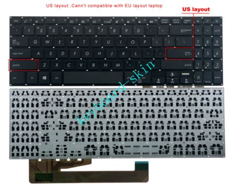 New For Asus X560 X560u X560ud Yx560 Yx560u Yx560ud Series Laptop Keyboard Us Ebay