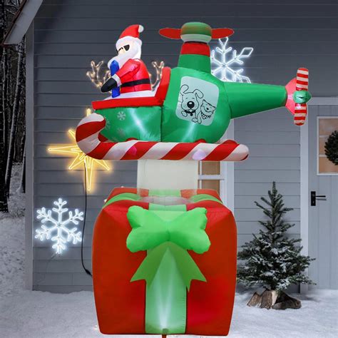 Juegoal Christmas Inflatables Outdoor Decorations 6FT Inflatable Xmas