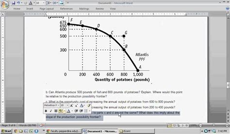 Production Possibility Frontier Ppf Intro To Microeconomics Youtube