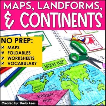 Maps Globes Continents Oceans Map Skills Worksheet World Map Activity