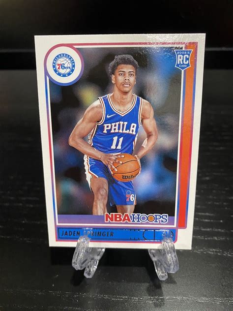 Panini Nba Hoops Jaden Springer Rc Base Ebay