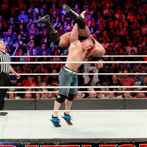 Photos Cena Knuckles Up Against Rusev In Patriotic Melee John Cena