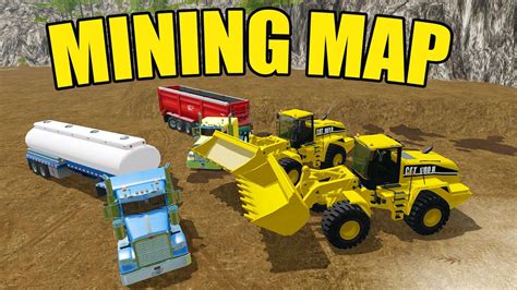 Farming Simulator 2017 Gold Mining Huge Cat Wheel Loaders